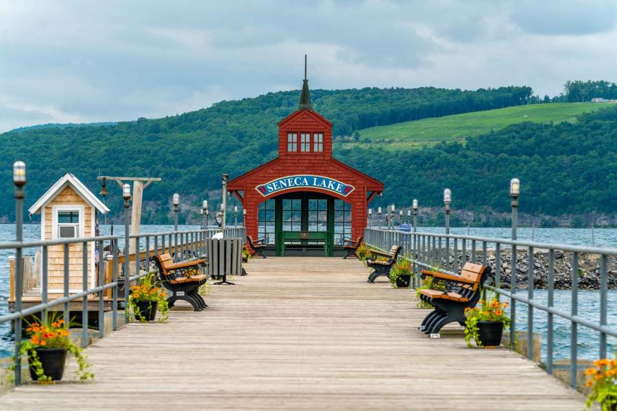 Seneca Lake Pier in Watkins Glen New York