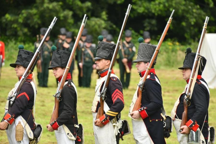 reenactment at Stansted Park