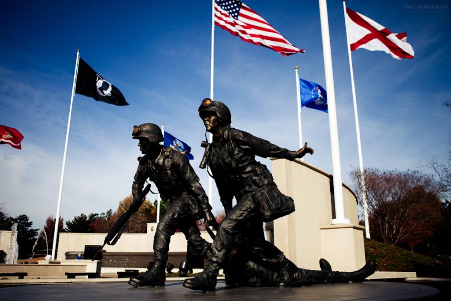 Huntsville Veterans Memorial Stature