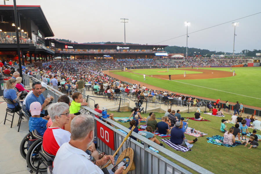 Trash Pandas - Toyota Field - crowd - accessible seating