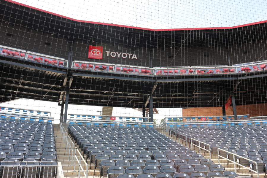 Toyota Field Seats Netting