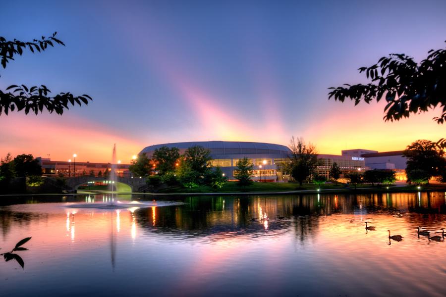 Landscape view of Von Braun Center