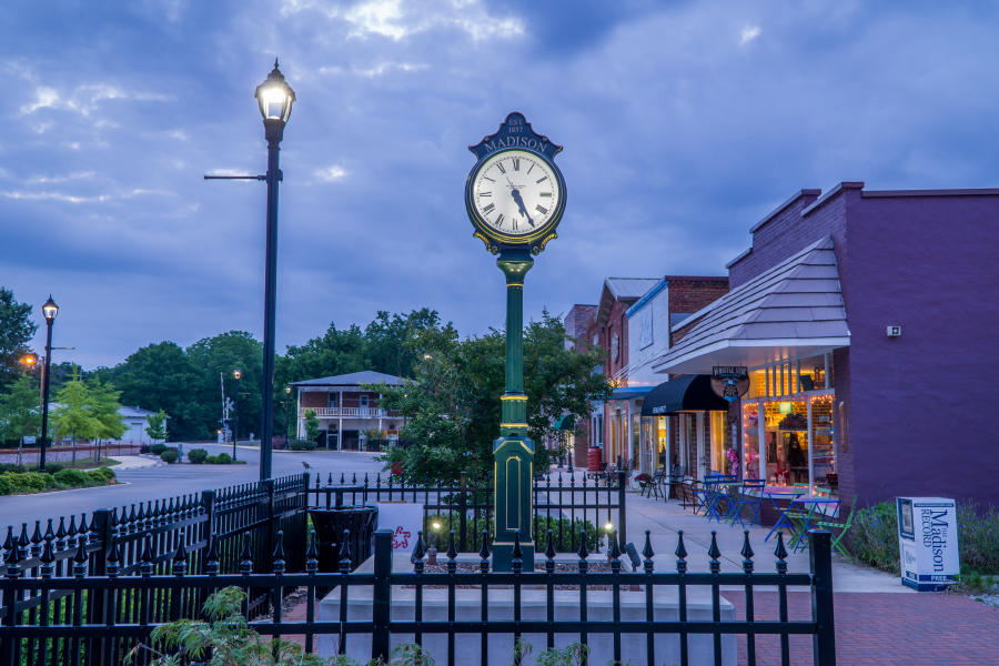 Madison Alabama Downtown Madison Alabama Madison Clock