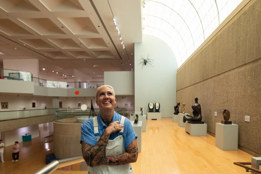 Lesbian in the Palm Springs Art Museum
