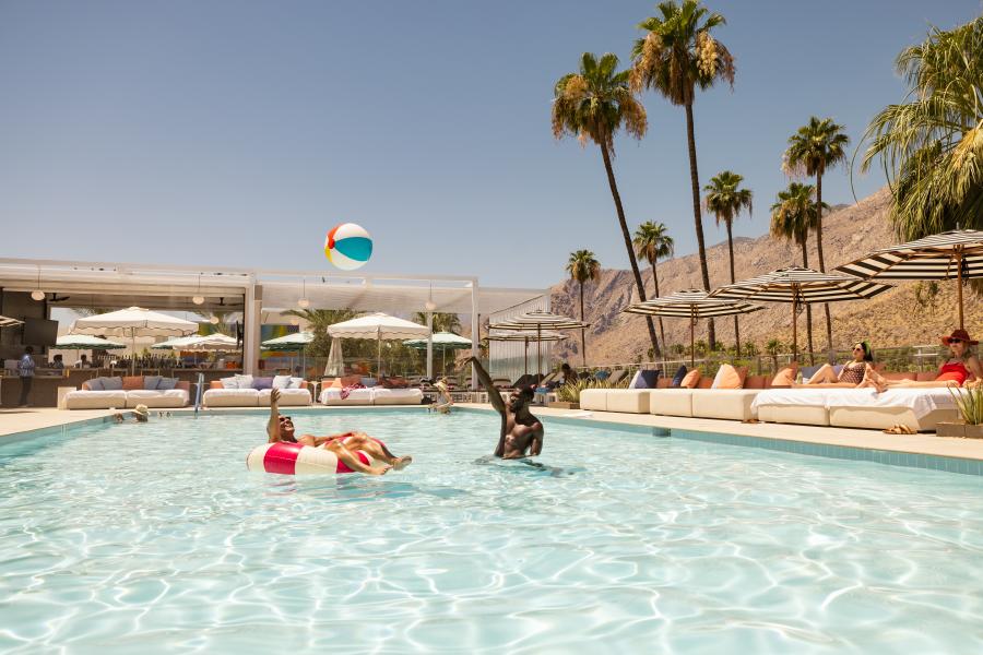 Pool scene at Thompson Palm Springs