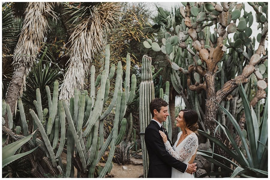 Moorten Botanical Garden wedding Fearless Photography