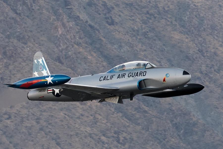 Palm Springs Air MuseumT-33 Shooting-Star Plane