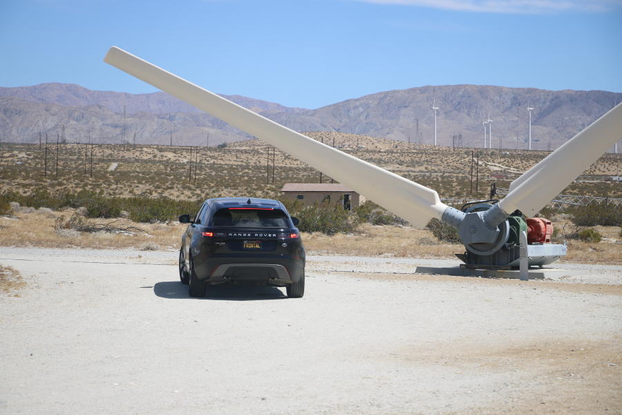 Car on the Palm Springs Windmill self-drive tour