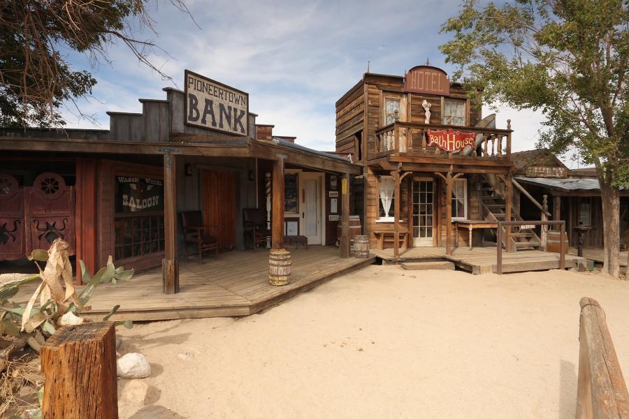 Old building from wester filming at Pioneer Town