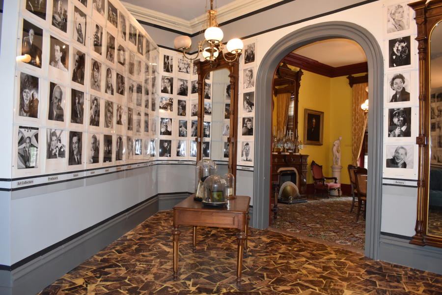 Interior shot of exhibit at Saratoga Springs History Museum