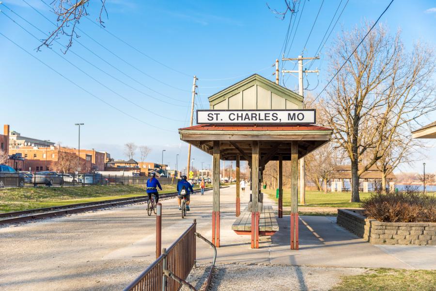Katy Trail in Frontier Park