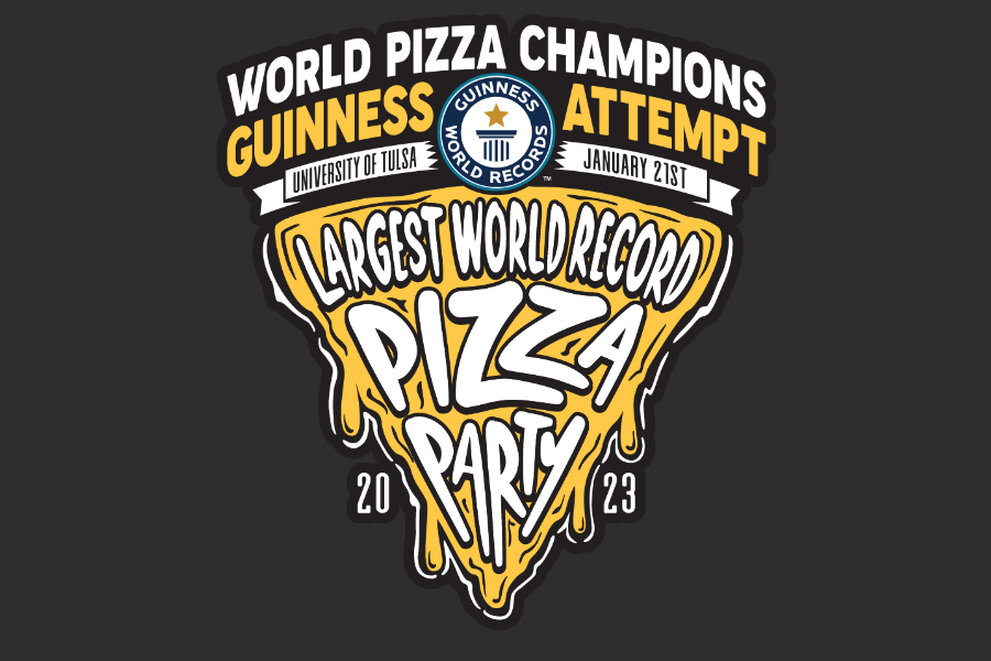 World Pizza Champions Guinness Attempt Largest World Record Pizza Party University of Tulsa January 21, 2023