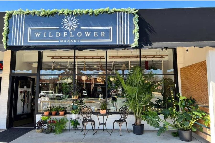 Front Of The Wildflower Market