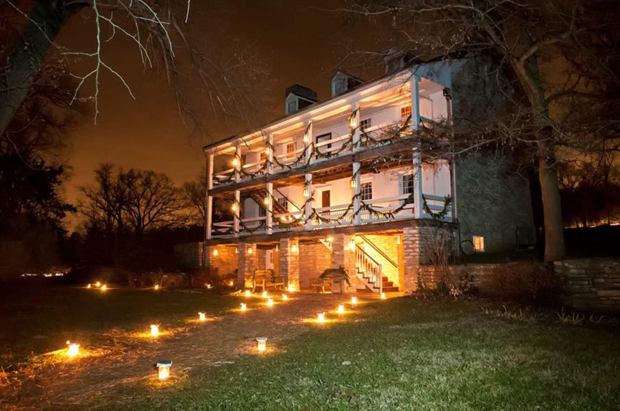 Christmas Candlelight Walk at the Historic Daniel Boone Home