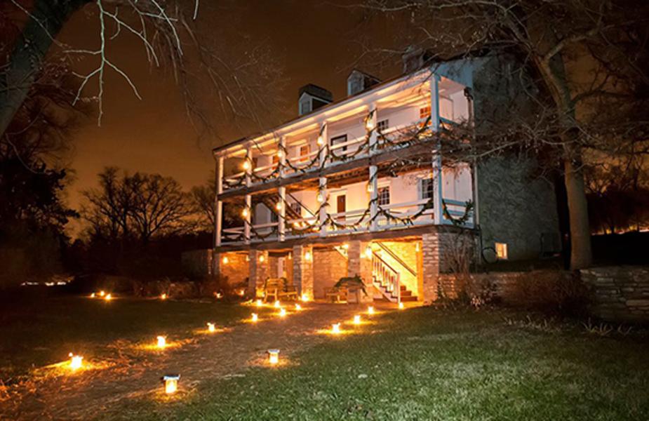 Candlelight at the Daniel Boone Home