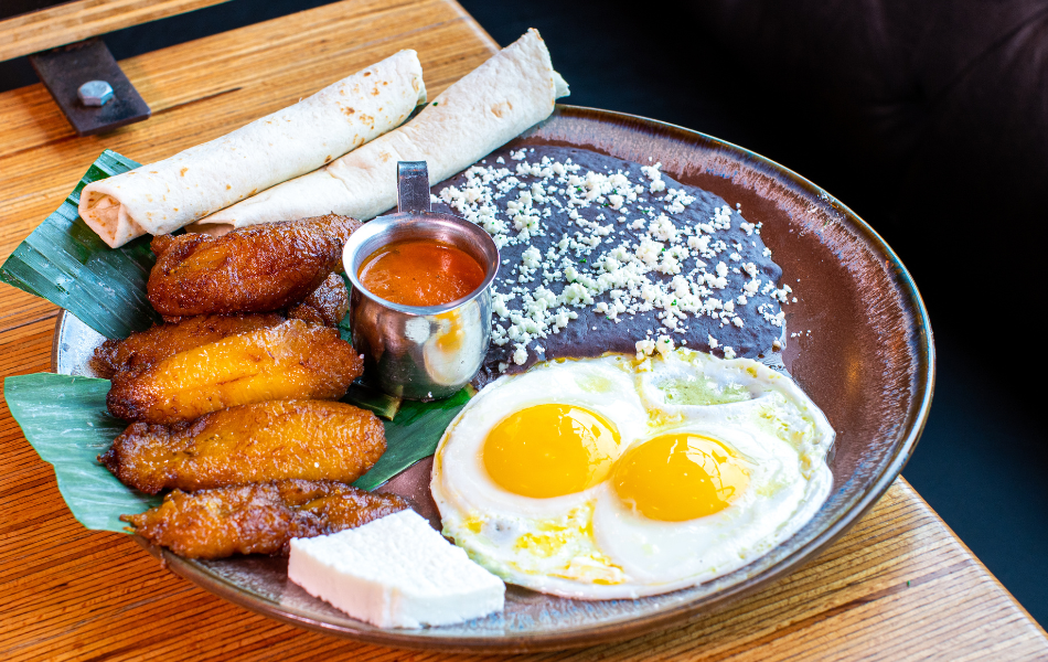 Brunch dish at Cafe Kacao