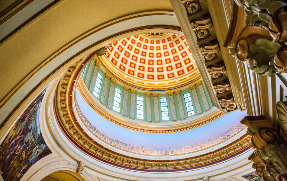 Roof at the State Capitol
