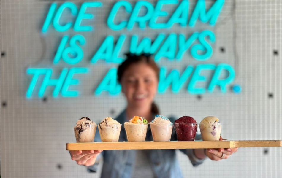 Boom Town Creamery Flight