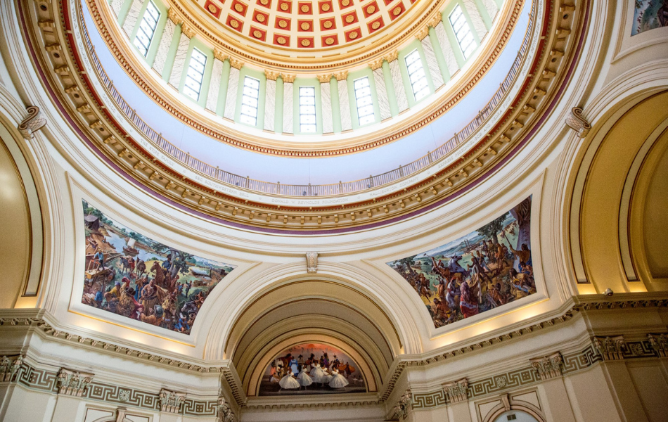 Ceiling of the State Capitol Dome