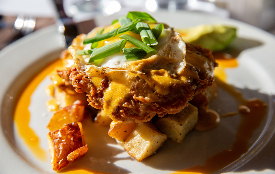Brunch dish at Cheever's Cafe