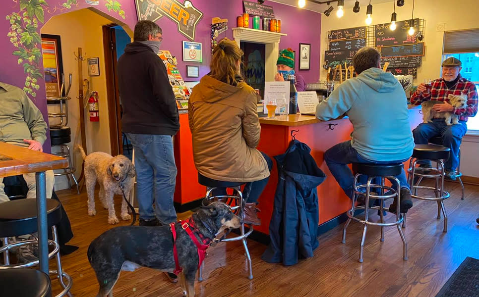 Dogs at Ironwood Brewing In South Shore, IN