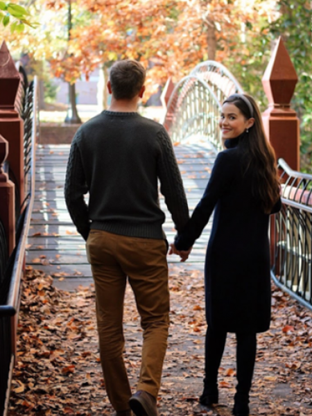Couple enjoying a romantic getaway