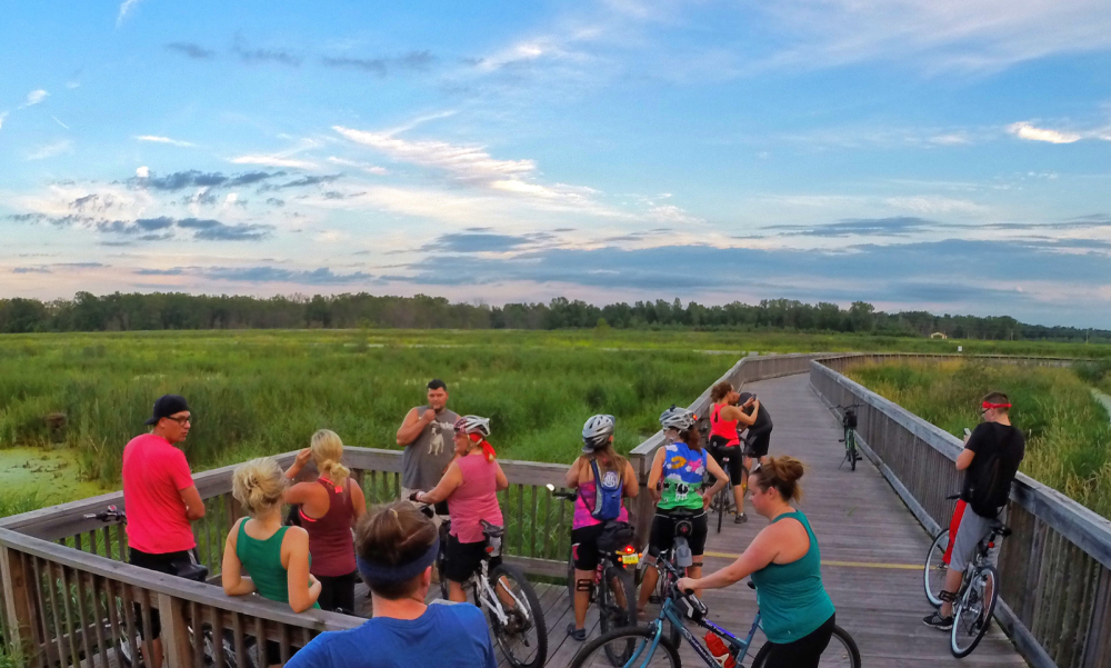 Group of Friends on the Trails