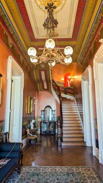 CREDIT KEVIN Culbertson Mansion Entrance Stairs