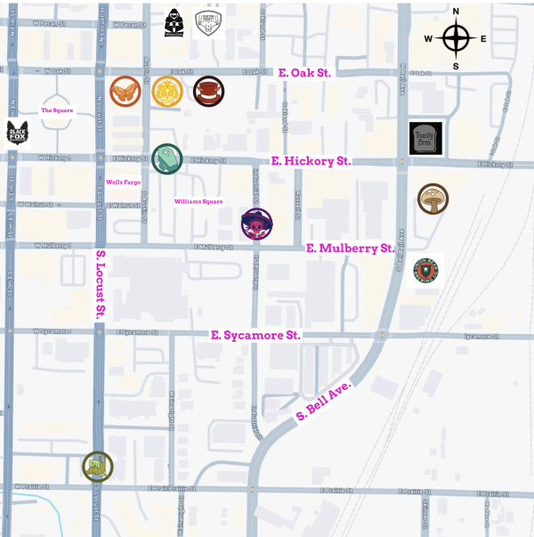 Denton Day of the Dead Map