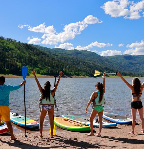SUP at Lemon Reservoir During Summer | Rhyler Overend | Visit Durango