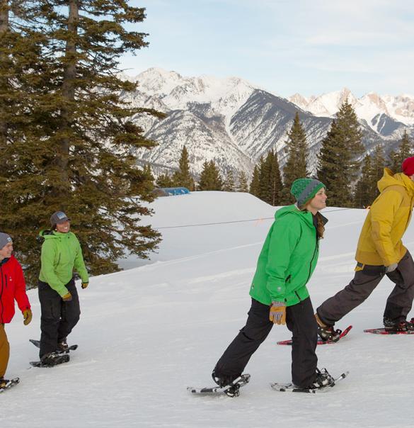 Snowshoeing at Purgatory Resort During Winter
