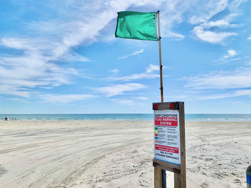 Beach Flag Green