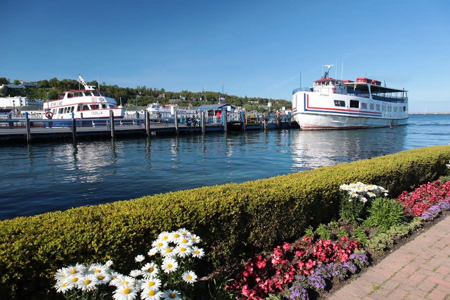 Mackinac Island’s Mackinac Island Ferry Company and Shepler’s ferries offer accessible transportation with accessible parking on the mainland.