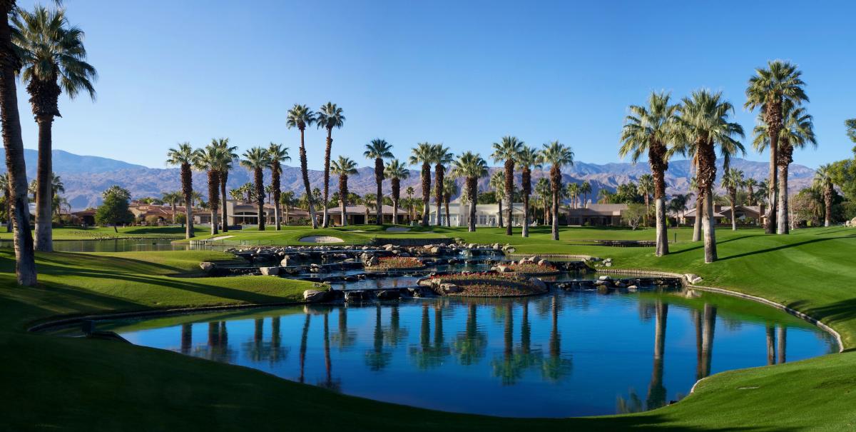 Signature golf hole palm springs