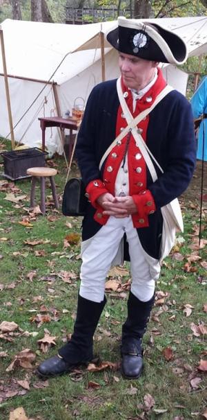 historic reenactor George Cummings