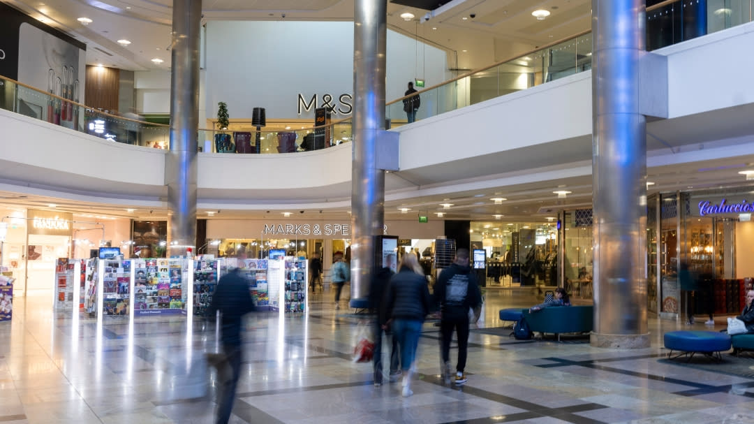 Ground floor area of Westquay Shopping Centre