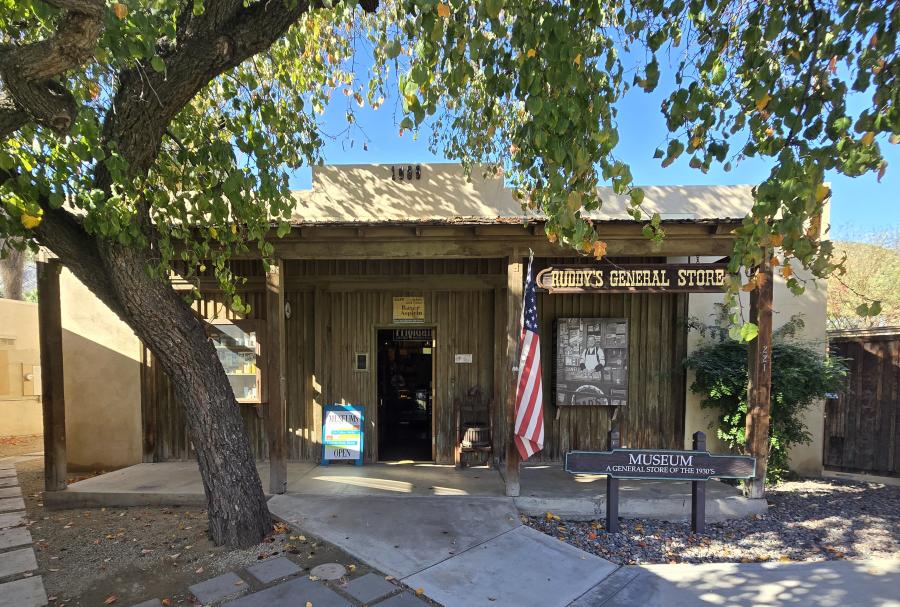 Exterior of Rudy's General Store as part of the Palm Springs Historical Society
