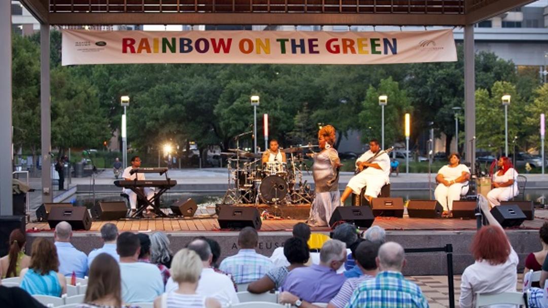 Rainbow on the Green