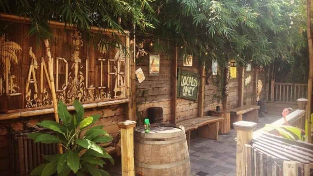 Lei Low tiki bar patio