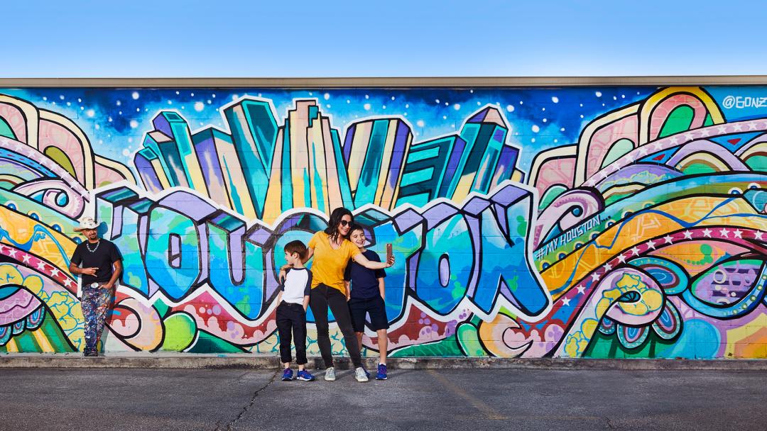Houston Skyline GONZO247 Mural