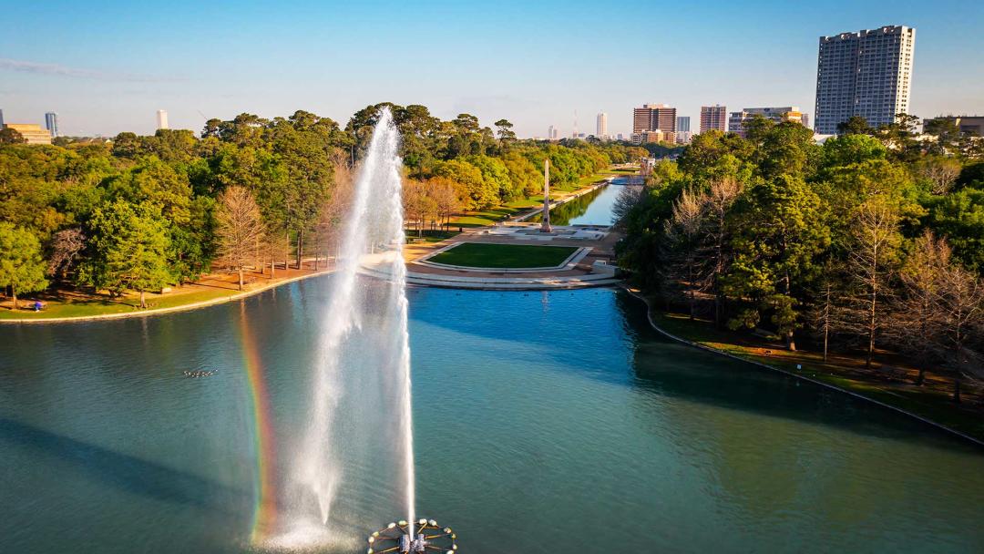 McGovern Lake in Hermann Park
