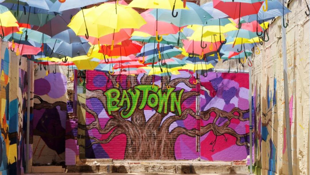 Umbrella Alley in Baytown