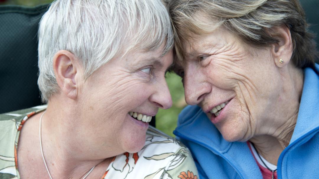 lesbian older couple