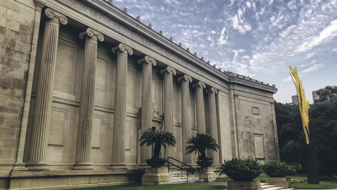 Exterior of The Museum of Fine Arts in Houston