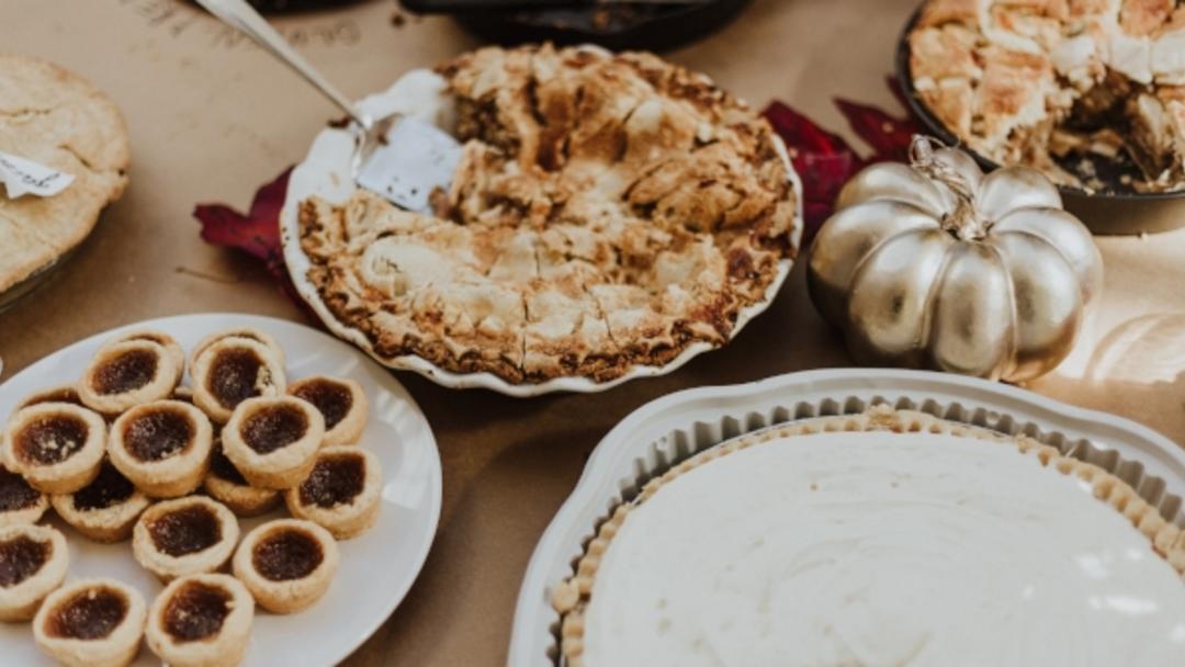 Thanksgiving dinner stock photo
