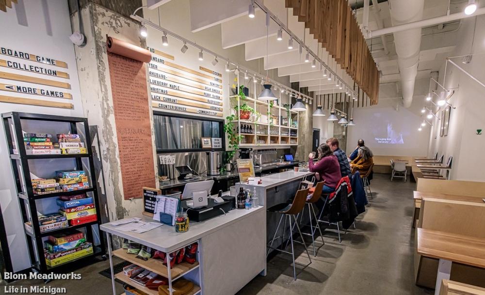 inside view of Blom Meadworks