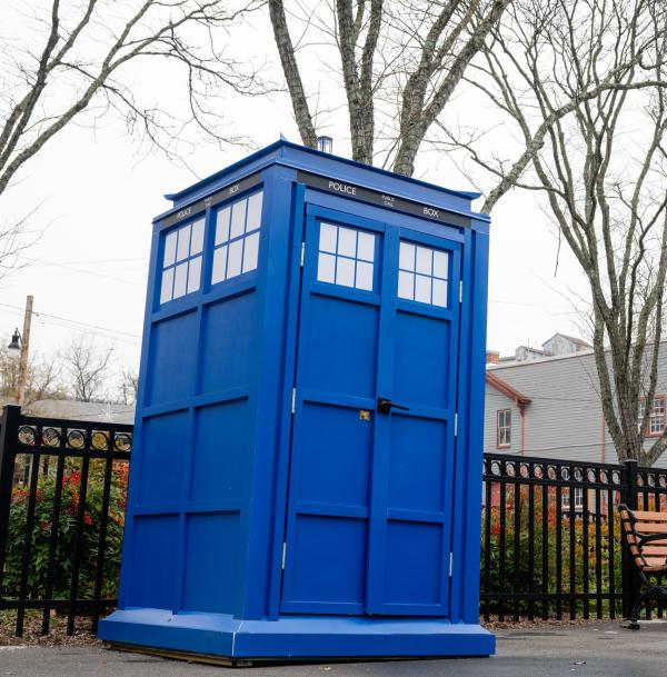 TARDIS Little Free Library in Historic Ellicott City - 2025