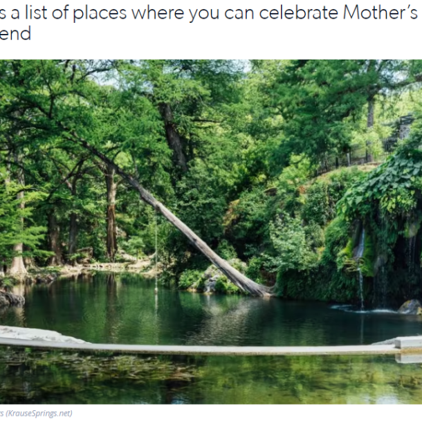 Here’s a list of places where you can celebrate Mother’s Day weekend