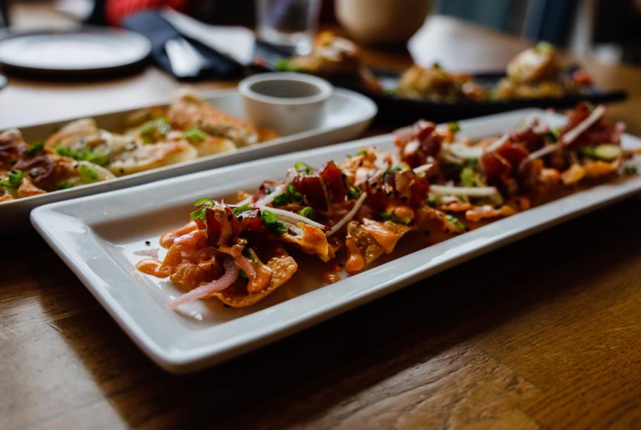 Spice Ahi Tuna Nachos