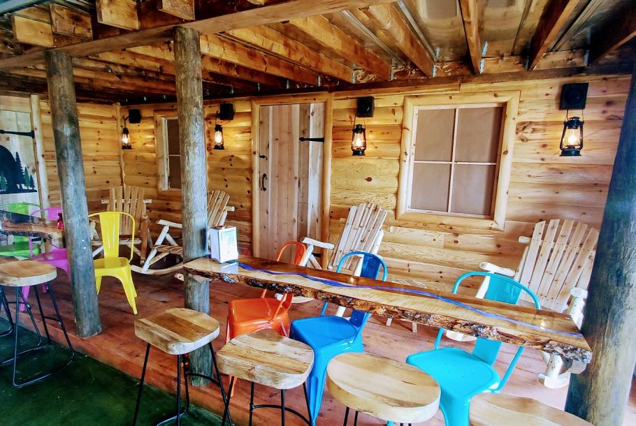 cabin porch